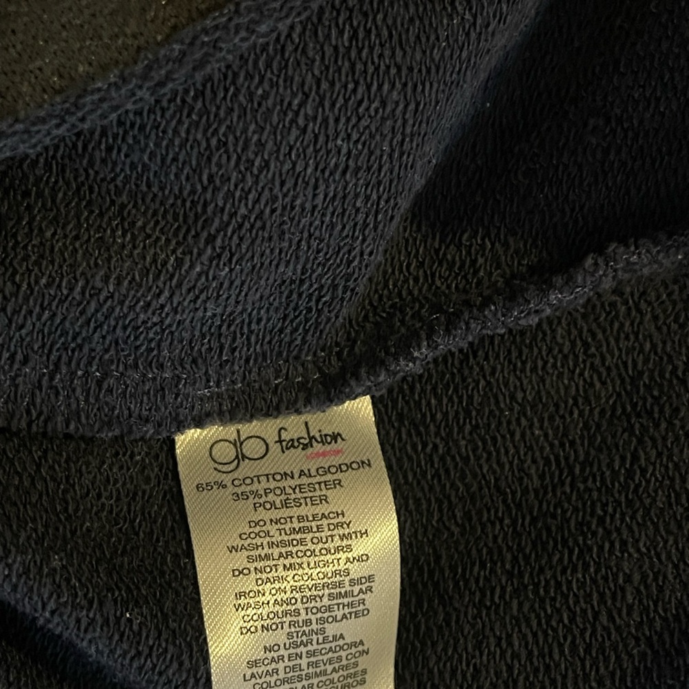 Oxford Dark Blue Women's Hoodie - Picture 3 of 4